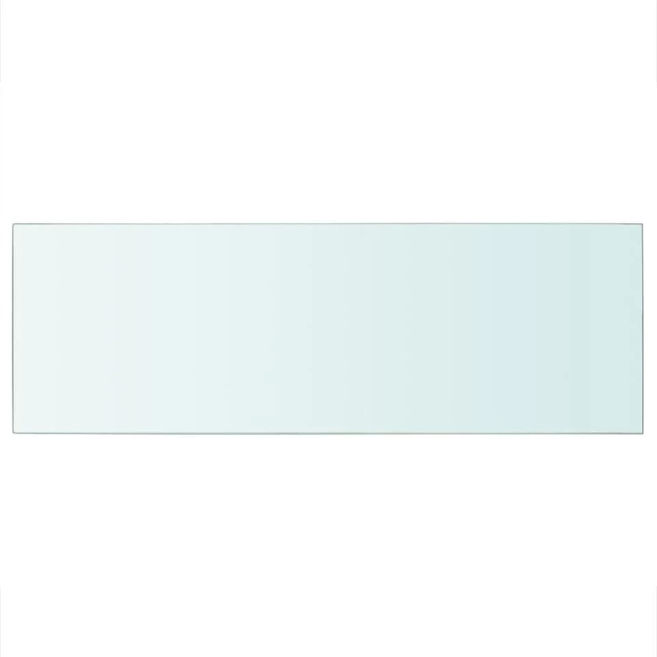 VidaXL Schappen 2 St 70x25 Cm Glas Transparant - Afbeelding 3