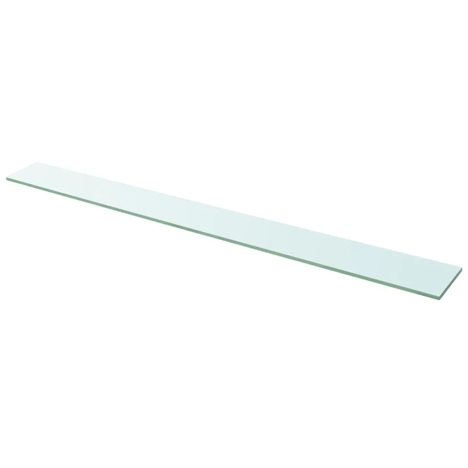 VidaXL Schappen 2 St 110x12 Cm Glas Transparant - Afbeelding 2
