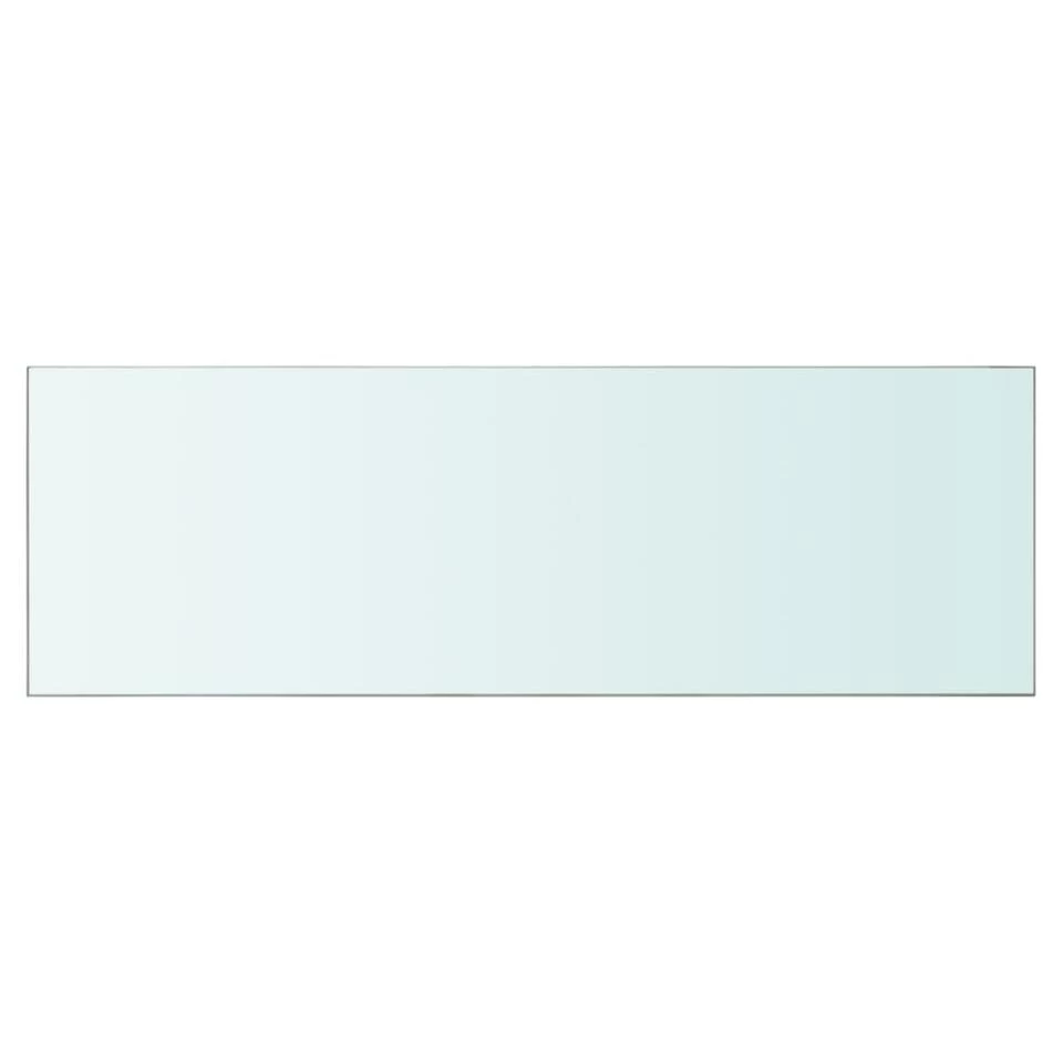 VidaXL Schappen 2 St 90x30 Cm Glas Transparant - Afbeelding 3